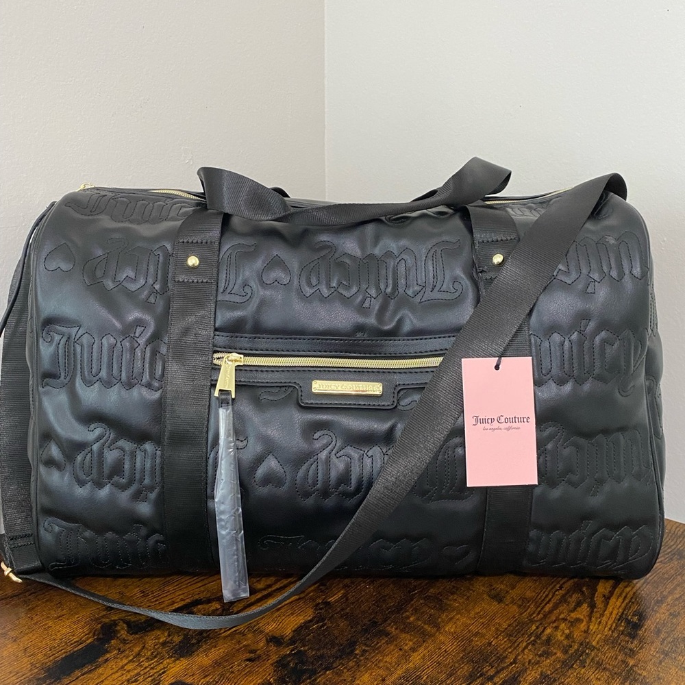 Juicy Couture Black Duffel Bag